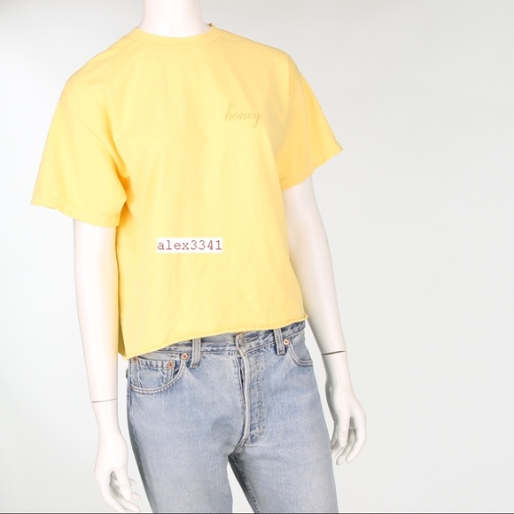 Brandy Melville Tops - NWOT Brandy Melville Aleena Honey T Shirt Top